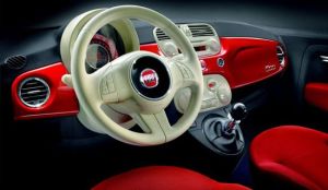 Fiat 500 Interior(Right hand drive available in India)